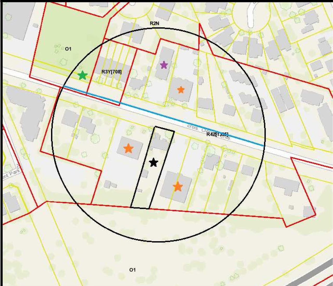 Construction site plan for project from page 5 of the file '2022-10-11 - Design Brief - D07-12-22-0144'