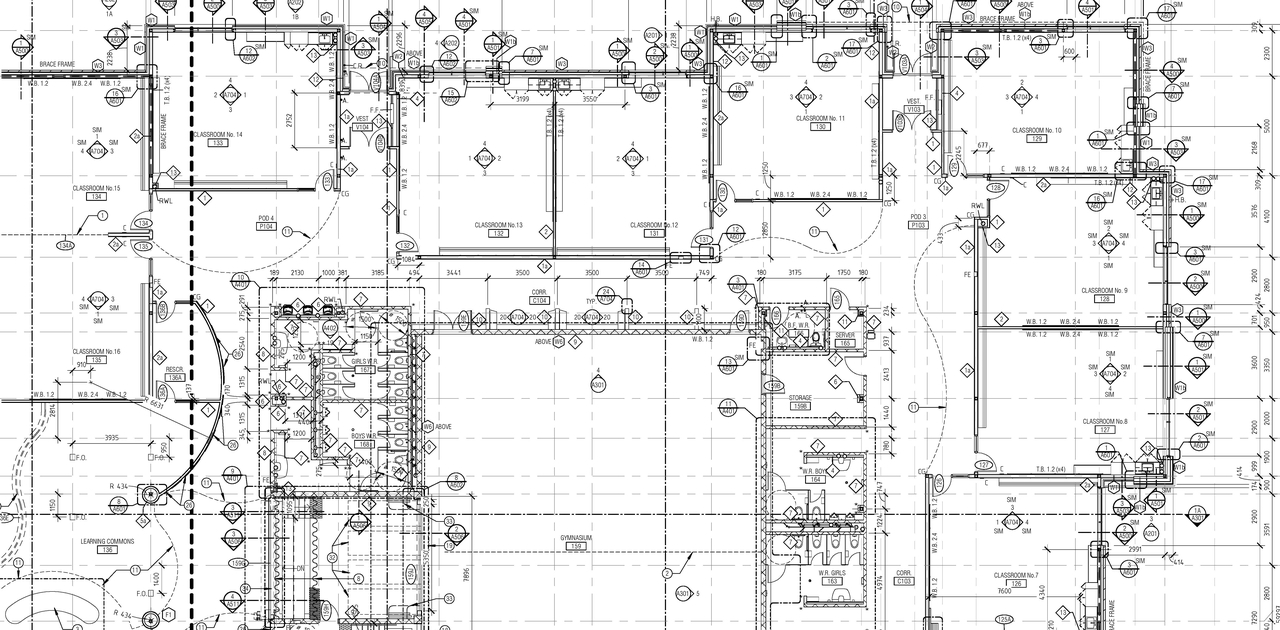 Construction site plan for project from page 1 of the file '2022-10-11 - Floor plans and elevations - D07-12-22-0145'