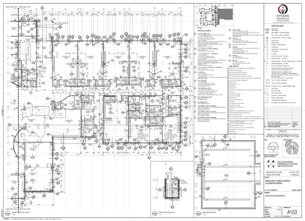 Floor plan for project from page 2 of the file '2022-10-11 - Floor plans and elevations - D07-12-22-0146'
