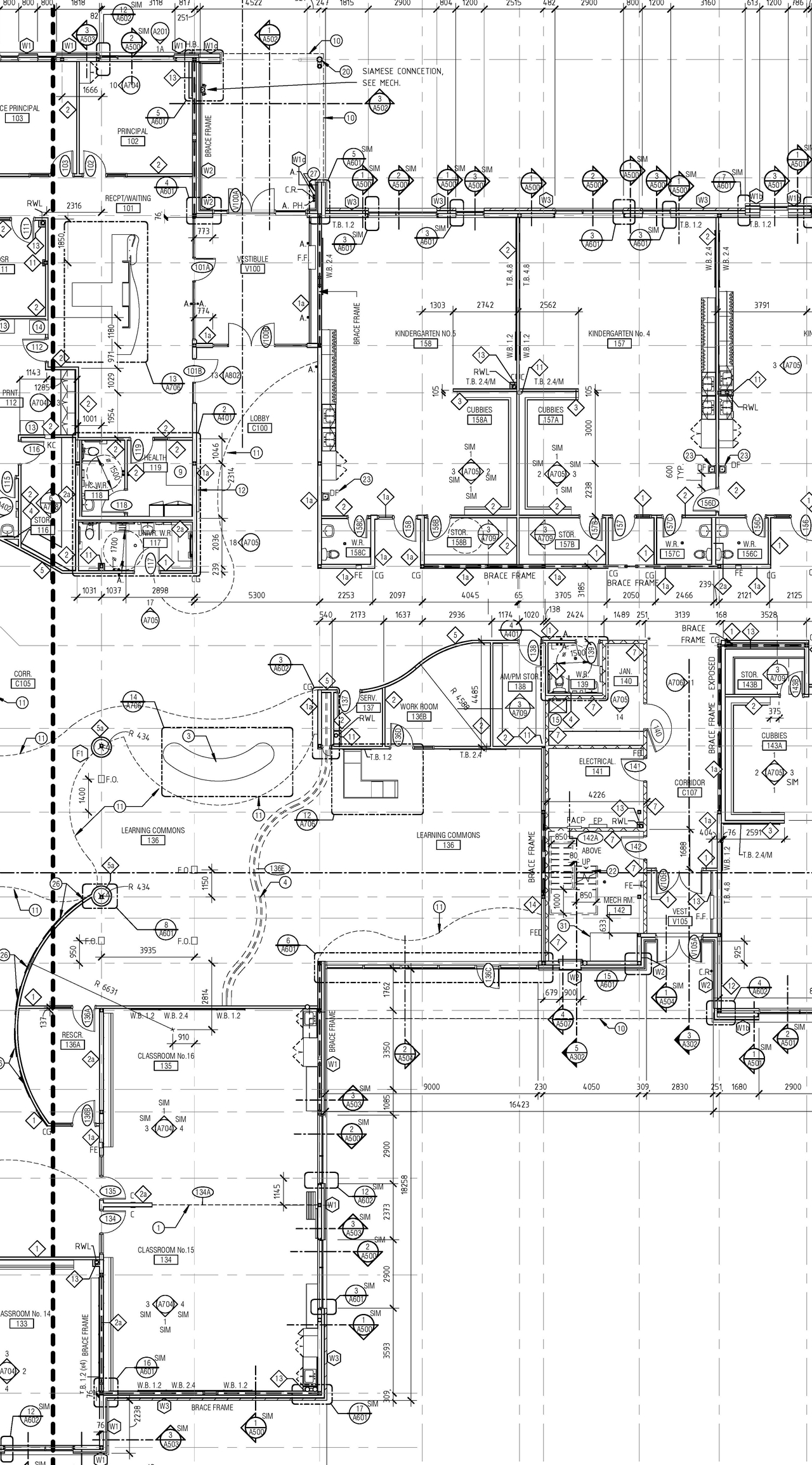 Construction site plan for project from page 2 of the file '2022-10-11 - Floor plans and elevations - D07-12-22-0146'