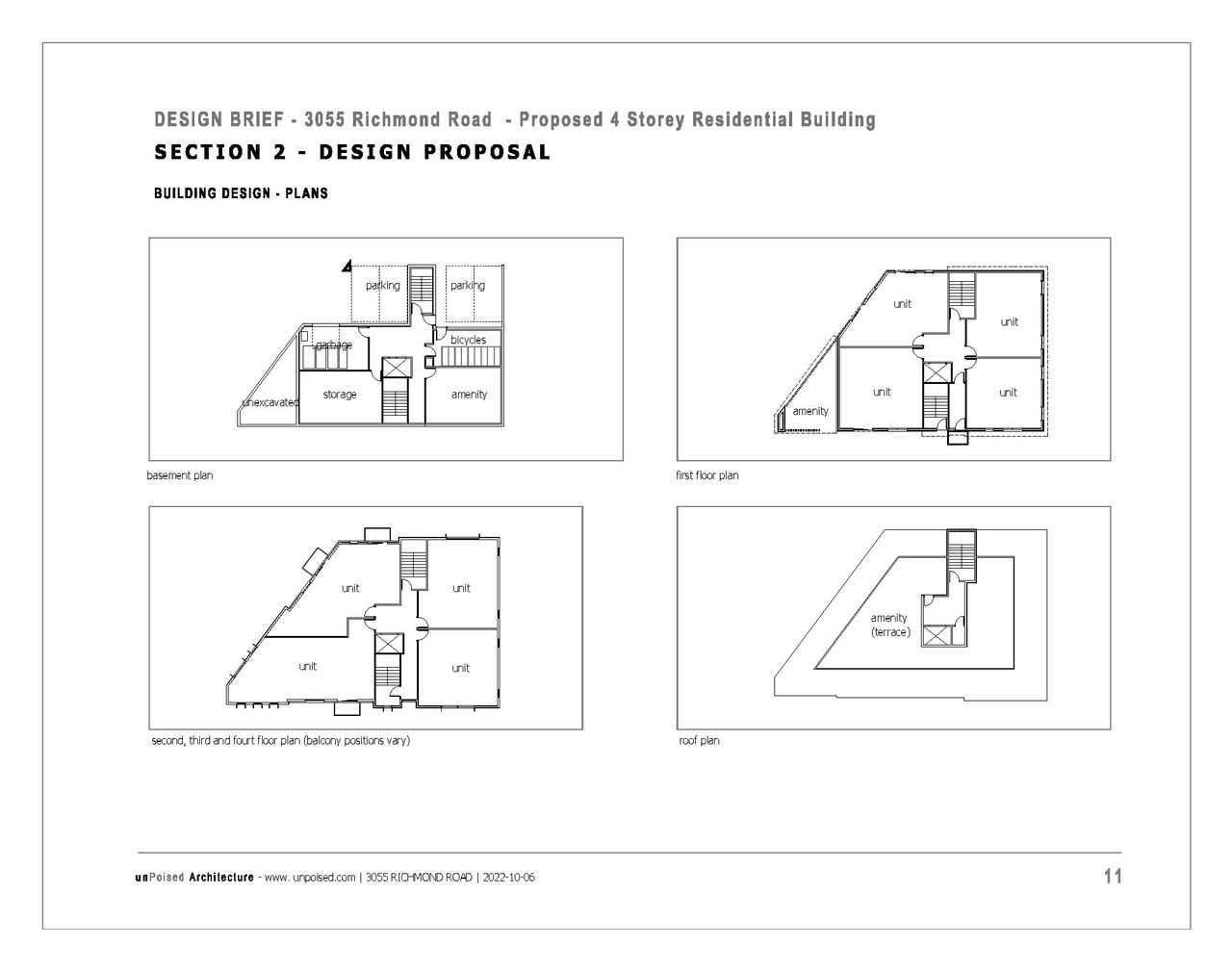 Floor plan for project from page 12 of the file '2022-10-12 - Design Brief - D07-12-22-0147'