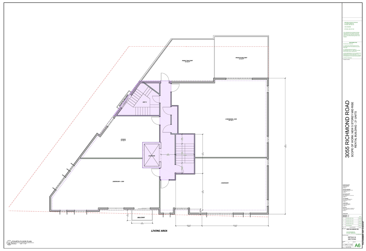 Floor plan for project from page 5 of the file '2025-06-19 - Floor Plans and Elevations - D07-12-22-0147'