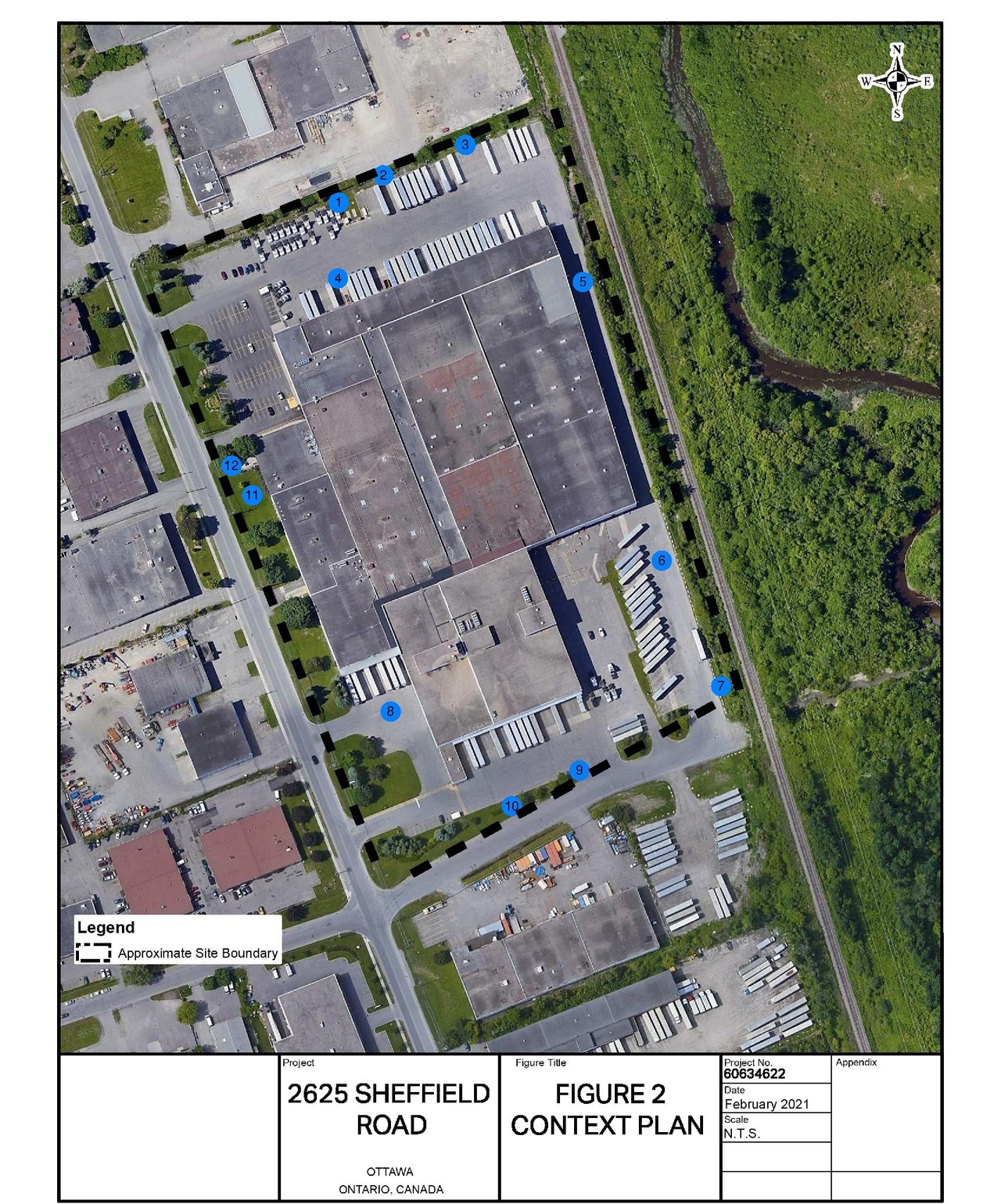 Construction site plan for project from page 11 of the file '2022-11-16 - Planning Rationale and Design Brief - D07-12-22-0149'