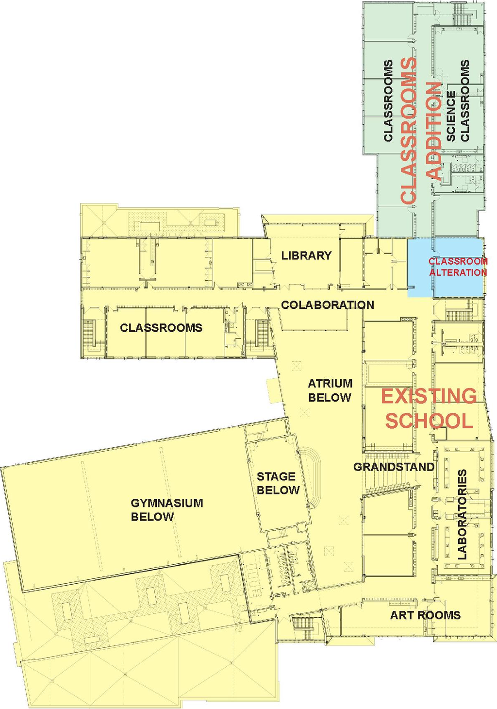 Floor plan for project from page 21 of the file '2022-11-03 - Planning Rationale - Design Brief - D07-12-22-0157'