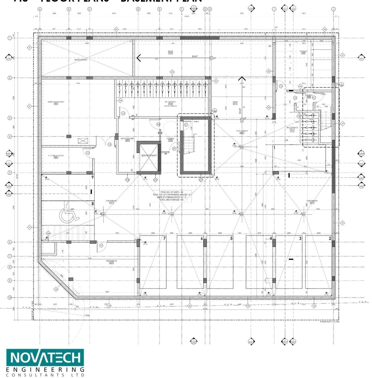 Construction site plan for project from page 18 of the file '2024-12-23 - Design Brief - D07-12-22-0165'