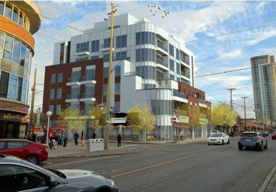 Rendering of building from page 44 of the file '2024-12-23 - Design Brief - D07-12-22-0165'