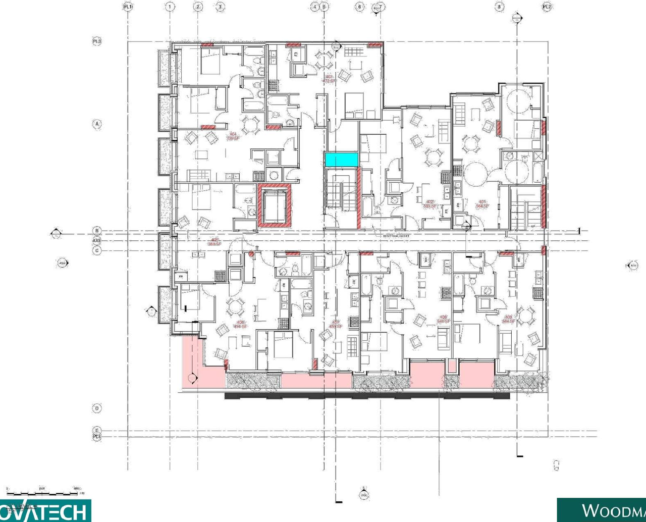 Construction site plan for project from page 20 of the file '2022-12-02 - Design Brief - D07-12-22-0165'