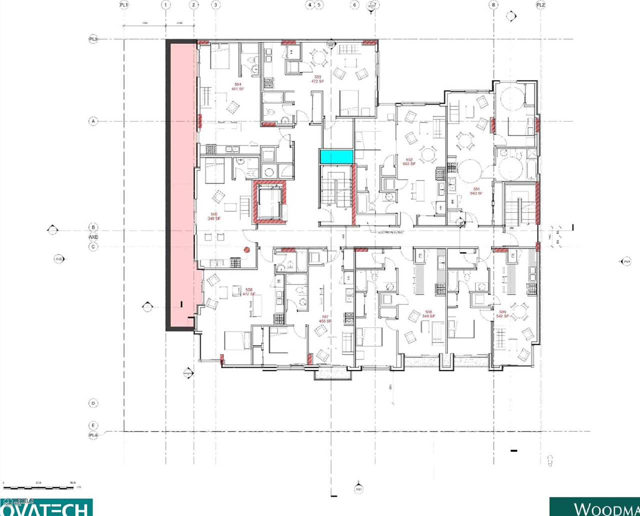 Construction site plan for project from page 21 of the file '2022-12-02 - Design Brief - D07-12-22-0165'