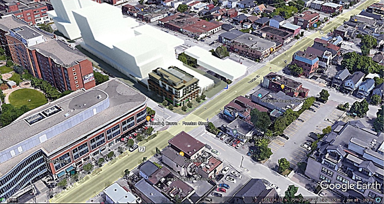 Rendering of building from page 31 of the file '2022-12-02 - Design Brief - D07-12-22-0165'