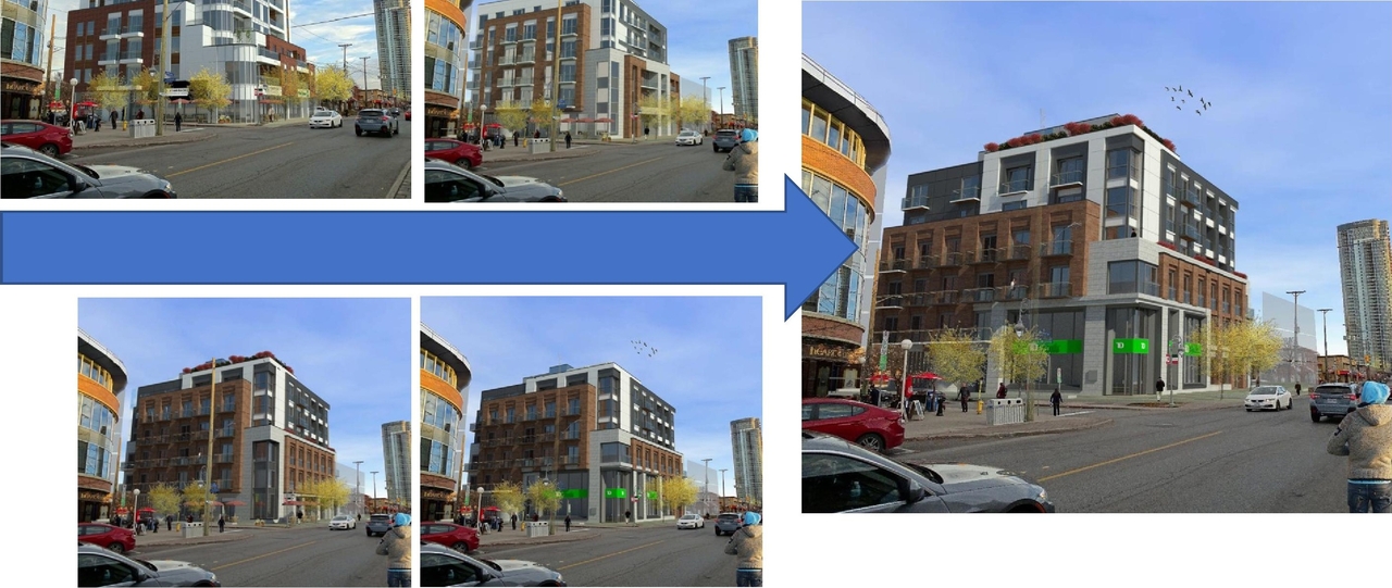 Rendering of building from page 42 of the file '2022-12-02 - Design Brief - D07-12-22-0165'