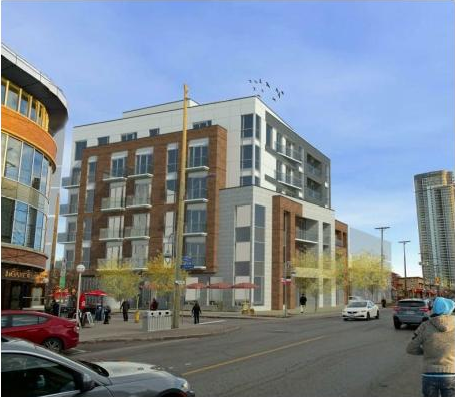 Rendering of building from page 42 of the file '2022-12-02 - Design Brief - D07-12-22-0165'