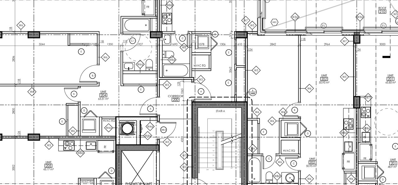 Floor plan for project from page 3 of the file '2024-12-23 - Floor Plans - D07-12-22-0165'