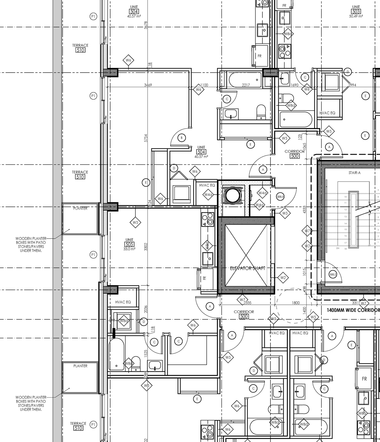Floor plan for project from page 6 of the file '2024-12-23 - Floor Plans - D07-12-22-0165'