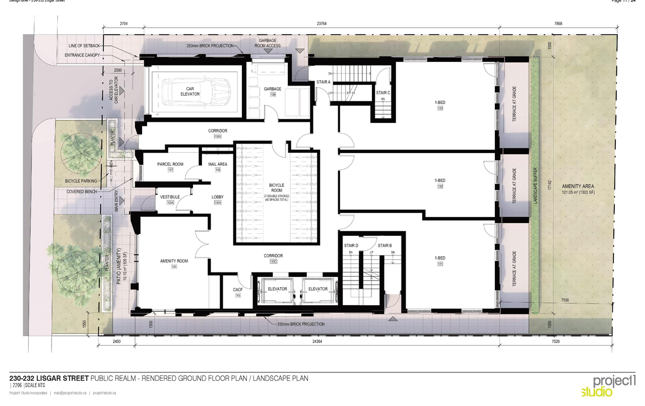 Floor plan for project from page 11 of the file '2022-12-02 - Design Brief - D07-12-22-0166'