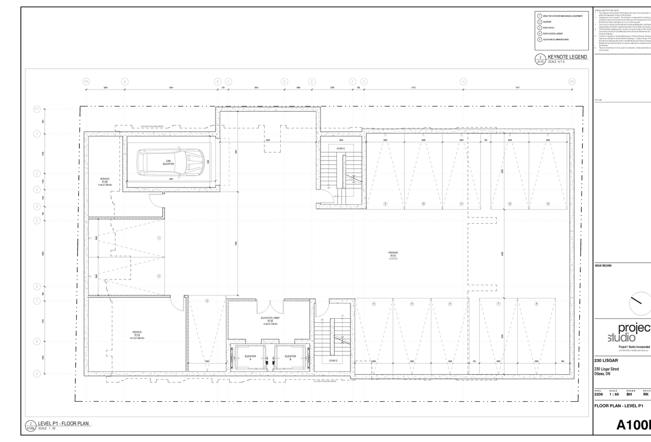 Floor plan for project from page 2 of the file '2022-12-02 - Floor Plans - D07-12-22-0166'