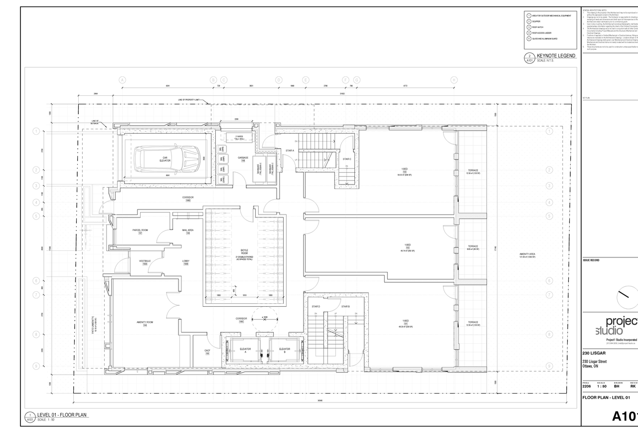 Floor plan for project from page 3 of the file '2022-12-02 - Floor Plans - D07-12-22-0166'
