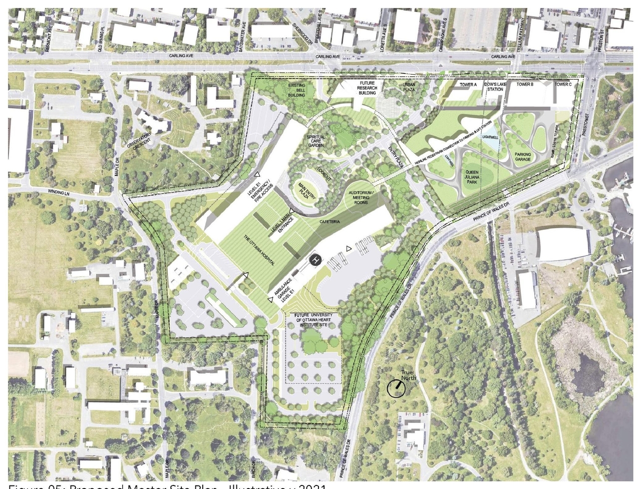 Construction site plan for project from page 16 of the file '2023-04-17 - Design Brief - D07-12-22-0168'