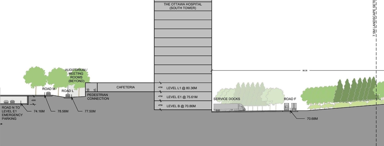 Construction site plan for project from page 30 of the file '2023-04-17 - Design Brief - D07-12-22-0168'