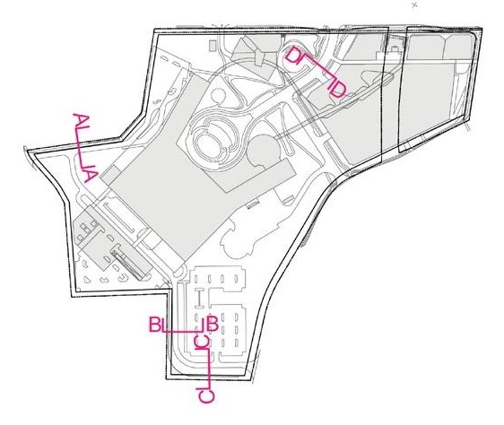 Construction site plan for project from page 30 of the file '2023-04-17 - Design Brief - D07-12-22-0168'