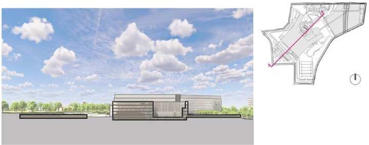 Construction site plan for project from page 37 of the file '2023-04-17 - Design Brief - D07-12-22-0168'