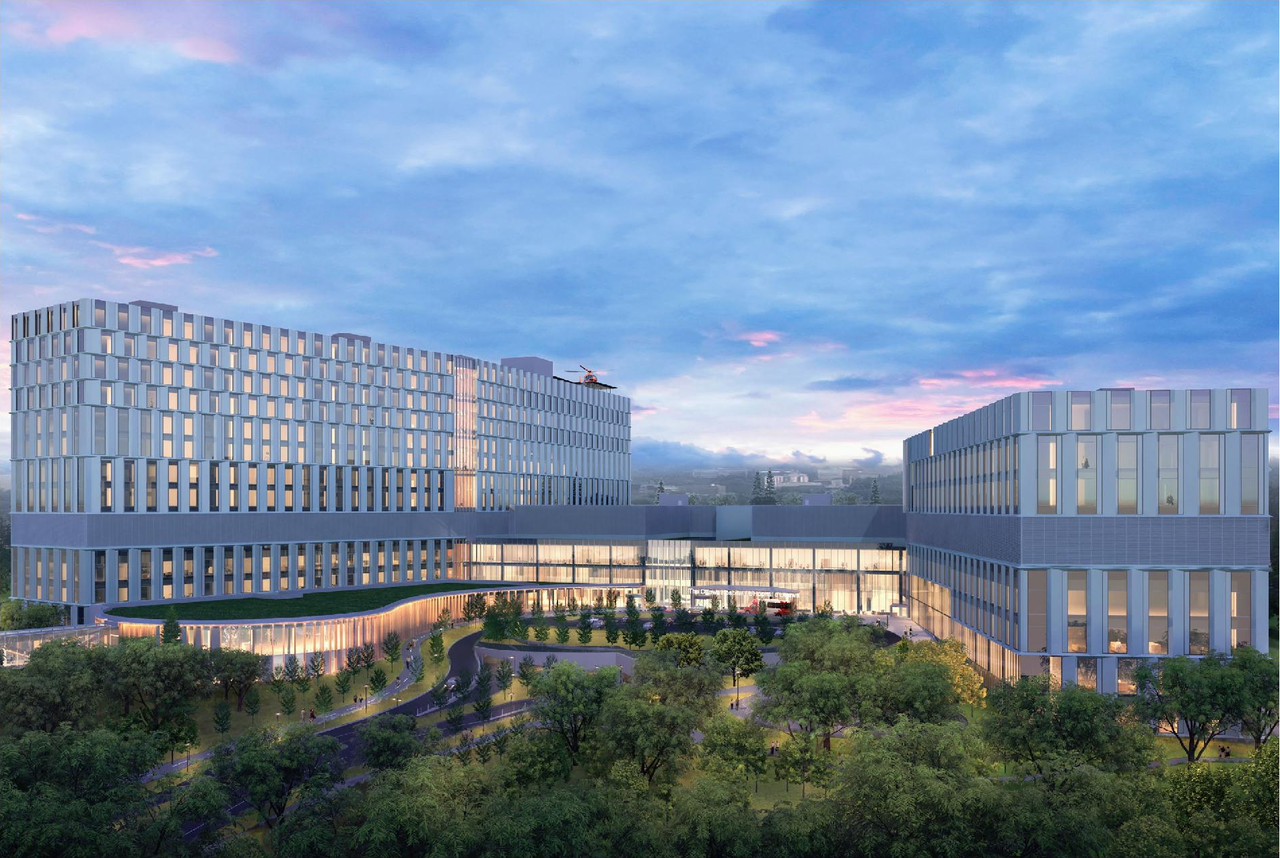 Rendering of building from page 71 of the file '2023-04-17 - Design Brief - D07-12-22-0168'