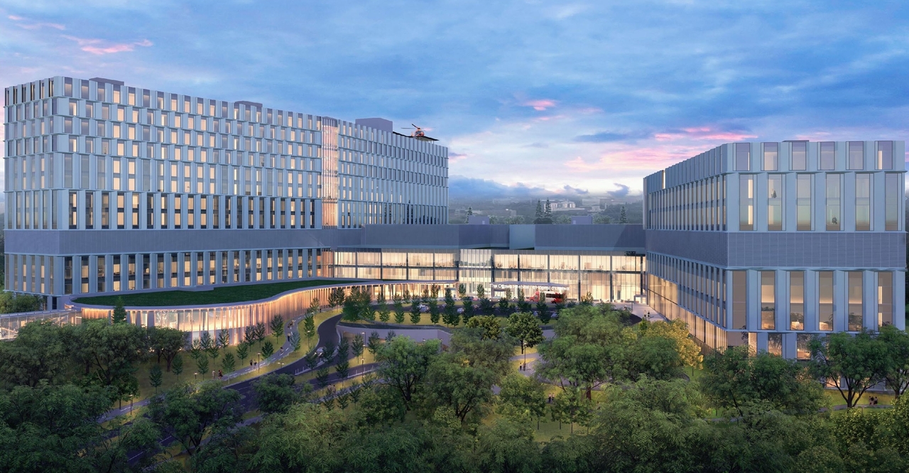 Rendering of building from page 71 of the file '2023-04-17 - Design Brief - D07-12-22-0168'