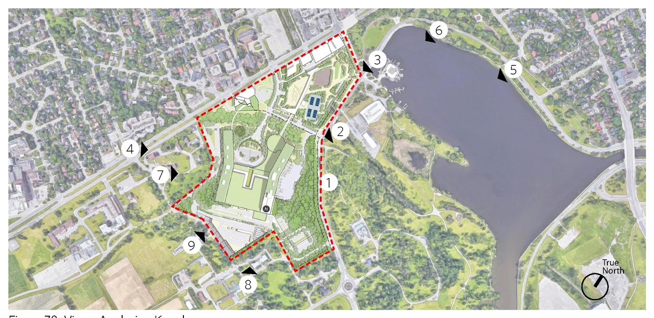 Construction site plan for project from page 72 of the file '2023-04-17 - Design Brief - D07-12-22-0168'
