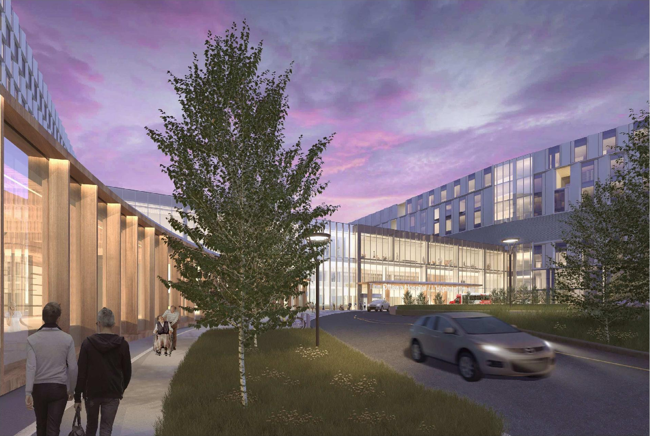 Rendering of building from page 80 of the file '2023-04-17 - Design Brief - D07-12-22-0168'
