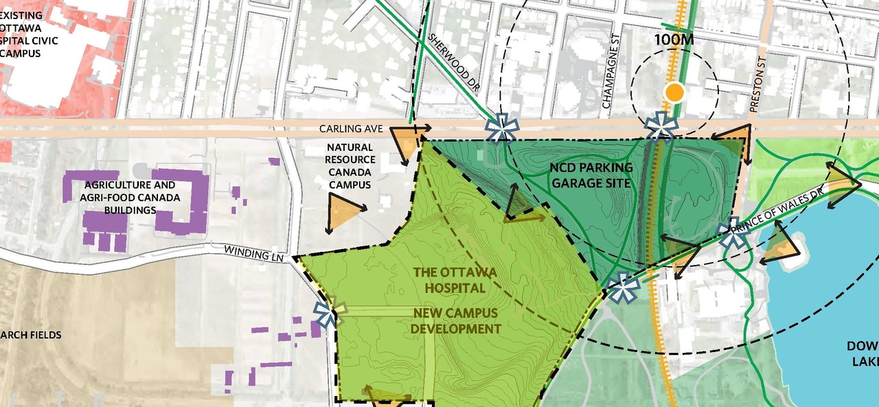 Construction site plan for project from page 11 of the file '2022-12-07 - Design Brief - D07-12-22-0168'