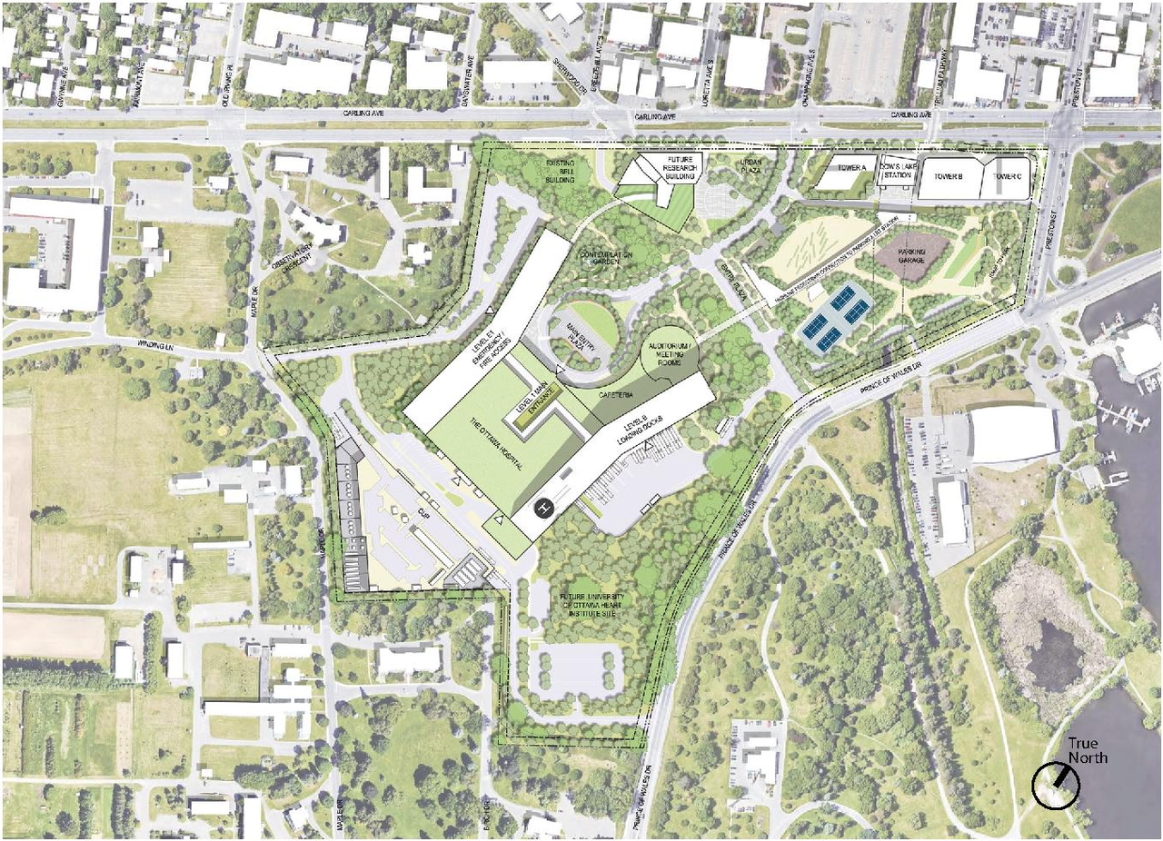 Construction site plan for project from page 7 of the file '2022-12-07 - Design Brief - D07-12-22-0168'