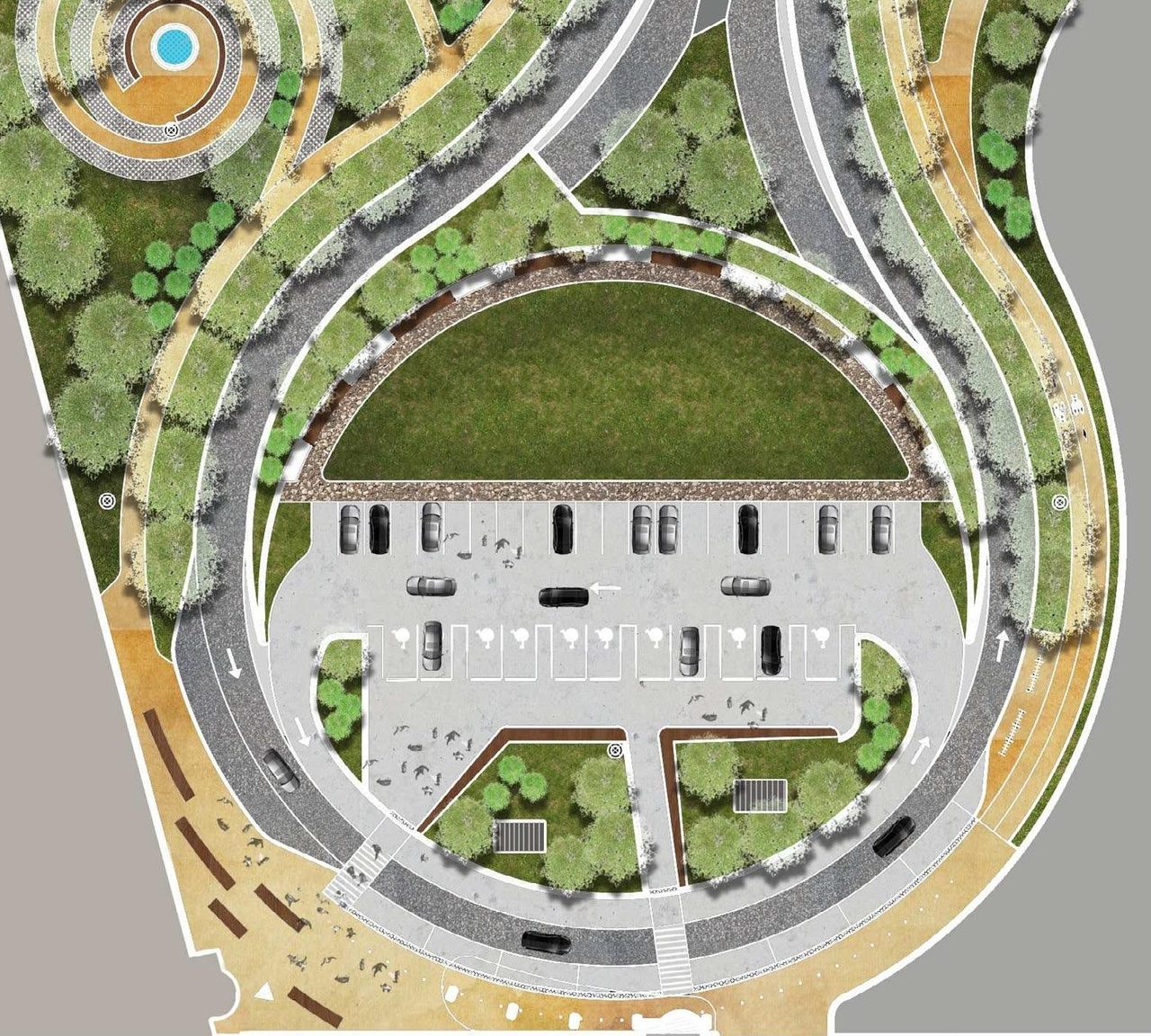 Construction site plan for project from page 77 of the file '2022-12-07 - Design Brief - D07-12-22-0168'
