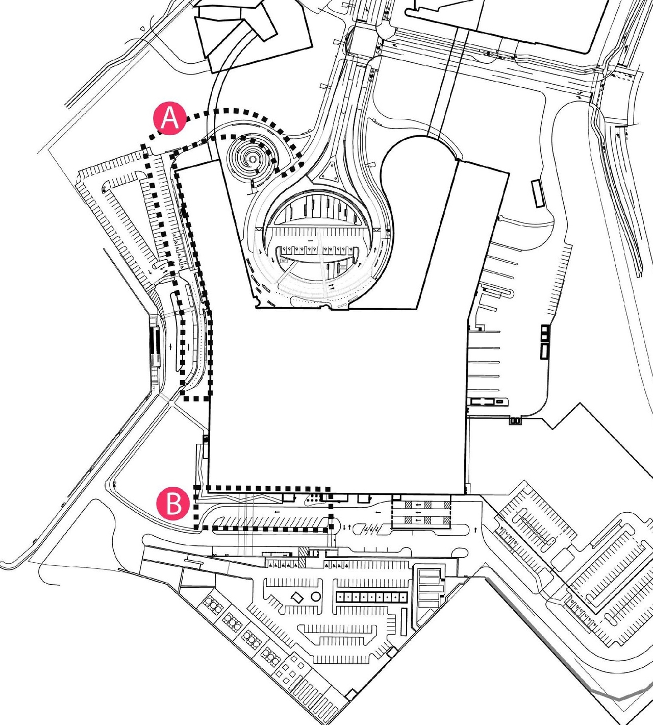 Construction site plan for project from page 19 of the file '2023-08-03 - Design Drawings - D07-12-22-0168'