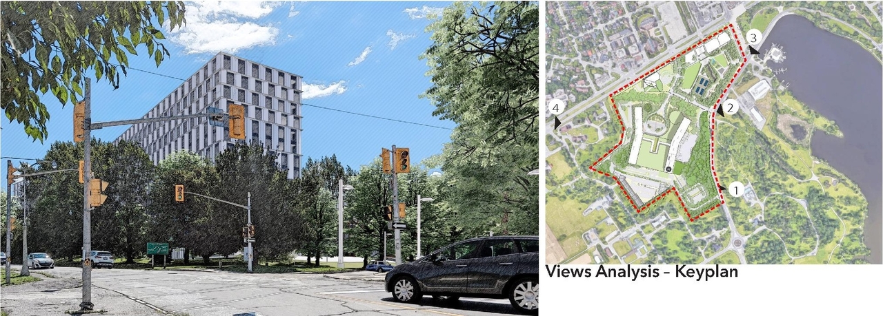 Rendering of building from page 20 of the file '2023-08-03 - Design Drawings - D07-12-22-0168'