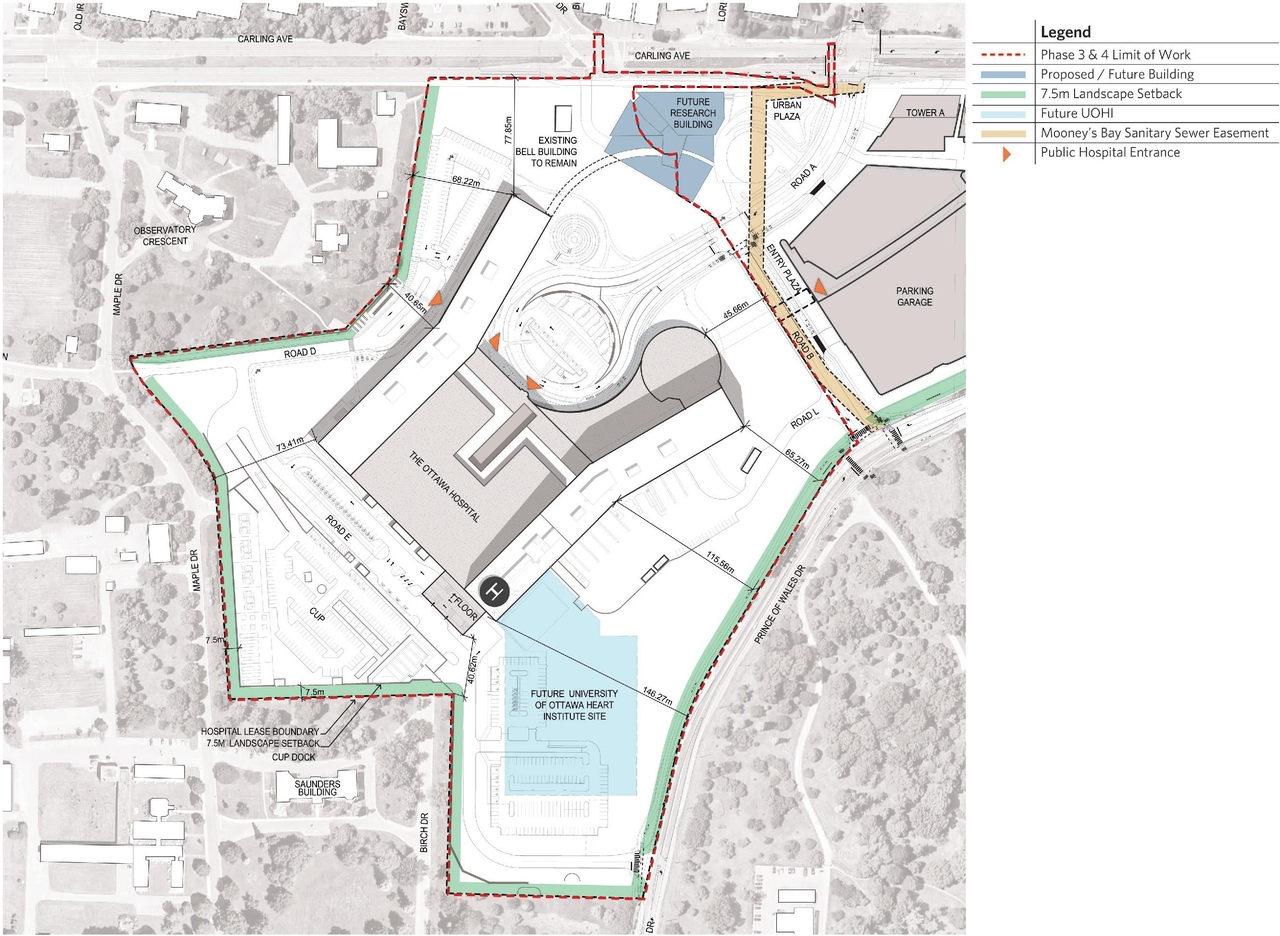 Construction site plan for project from page 5 of the file '2023-08-03 - Design Drawings - D07-12-22-0168'
