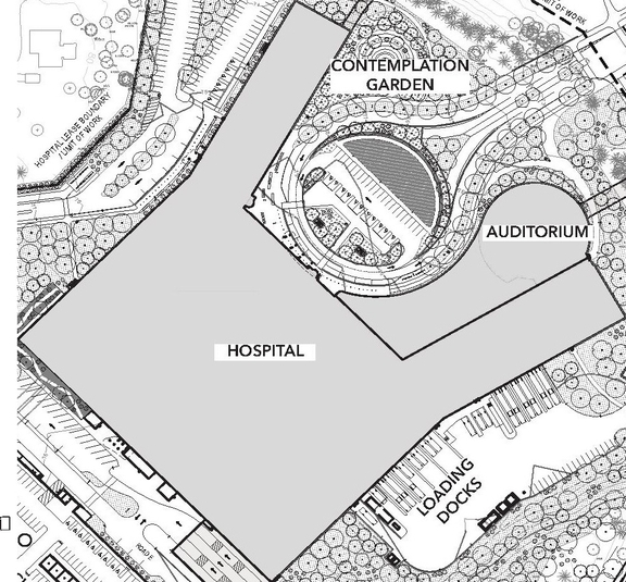 Construction site plan for project from page 7 of the file '2022-12-07 - Site Plan Control and FLUDA Design Drawings - D07-12-22-0168'
