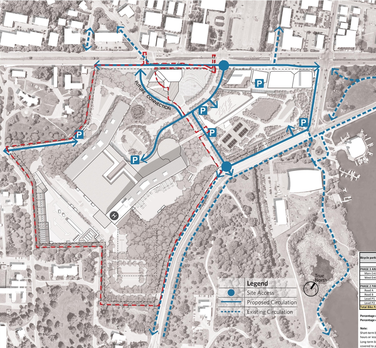 Construction site plan for project from page 6 of the file '2023-04-17 - Design Drawings - D07-12-22-0168'