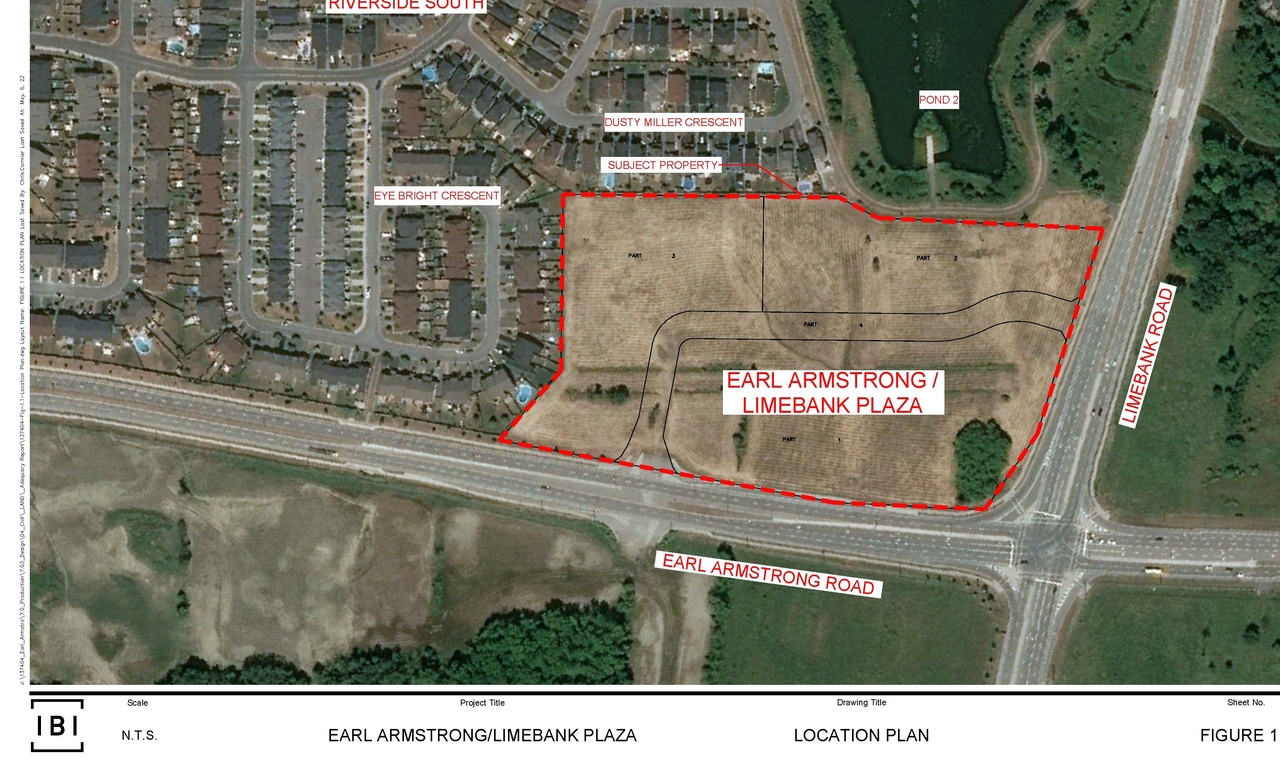 Construction site plan for project from page 25 of the file '2023-04-03 - Design Brief - D07-12-22-0169'