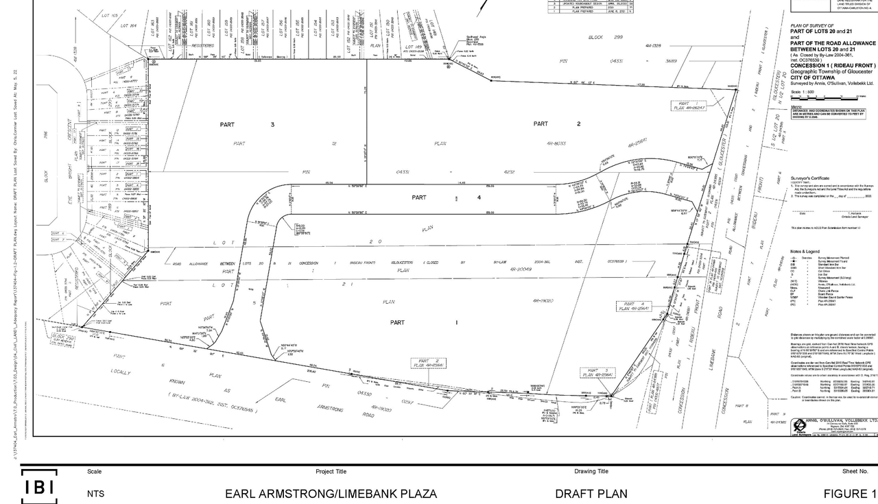 Construction site plan for project from page 26 of the file '2023-04-03 - Design Brief - D07-12-22-0169'