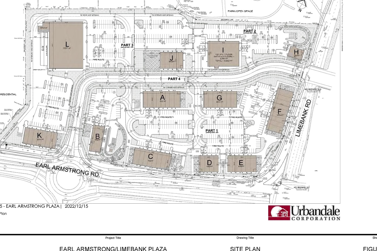 Construction site plan for project from page 27 of the file '2023-04-03 - Design Brief - D07-12-22-0169'