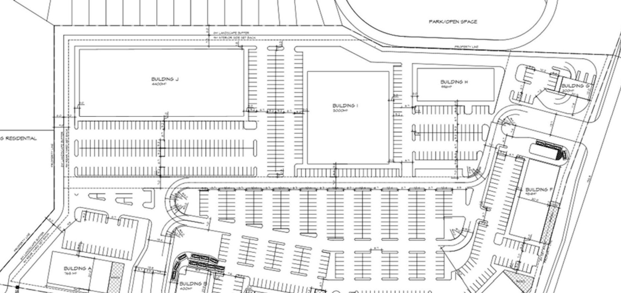 Construction site plan for project from page 32 of the file '2023-04-03 - Design Brief - D07-12-22-0169'