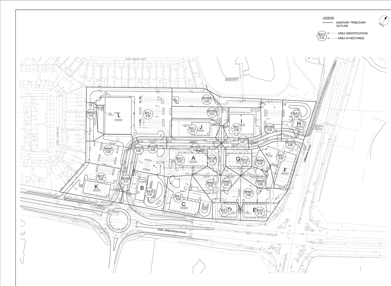 Construction site plan for project from page 65 of the file '2023-04-03 - Design Brief - D07-12-22-0169'