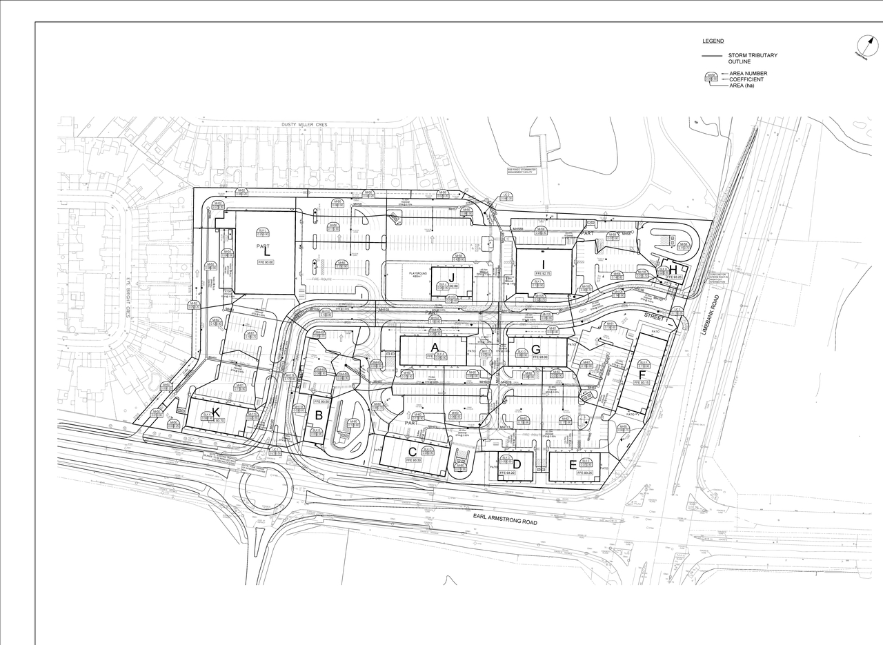 Construction site plan for project from page 87 of the file '2023-04-03 - Design Brief - D07-12-22-0169'