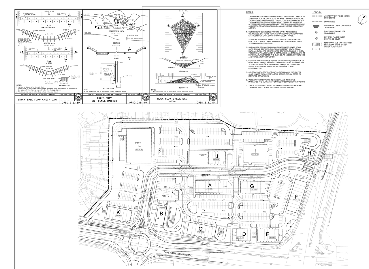 Construction site plan for project from page 95 of the file '2023-04-03 - Design Brief - D07-12-22-0169'