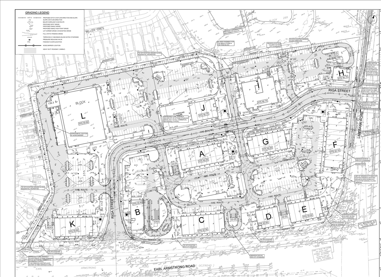 Construction site plan for project from page 126 of the file '2023-07-25 - Design Brief - D07-12-22-0169'