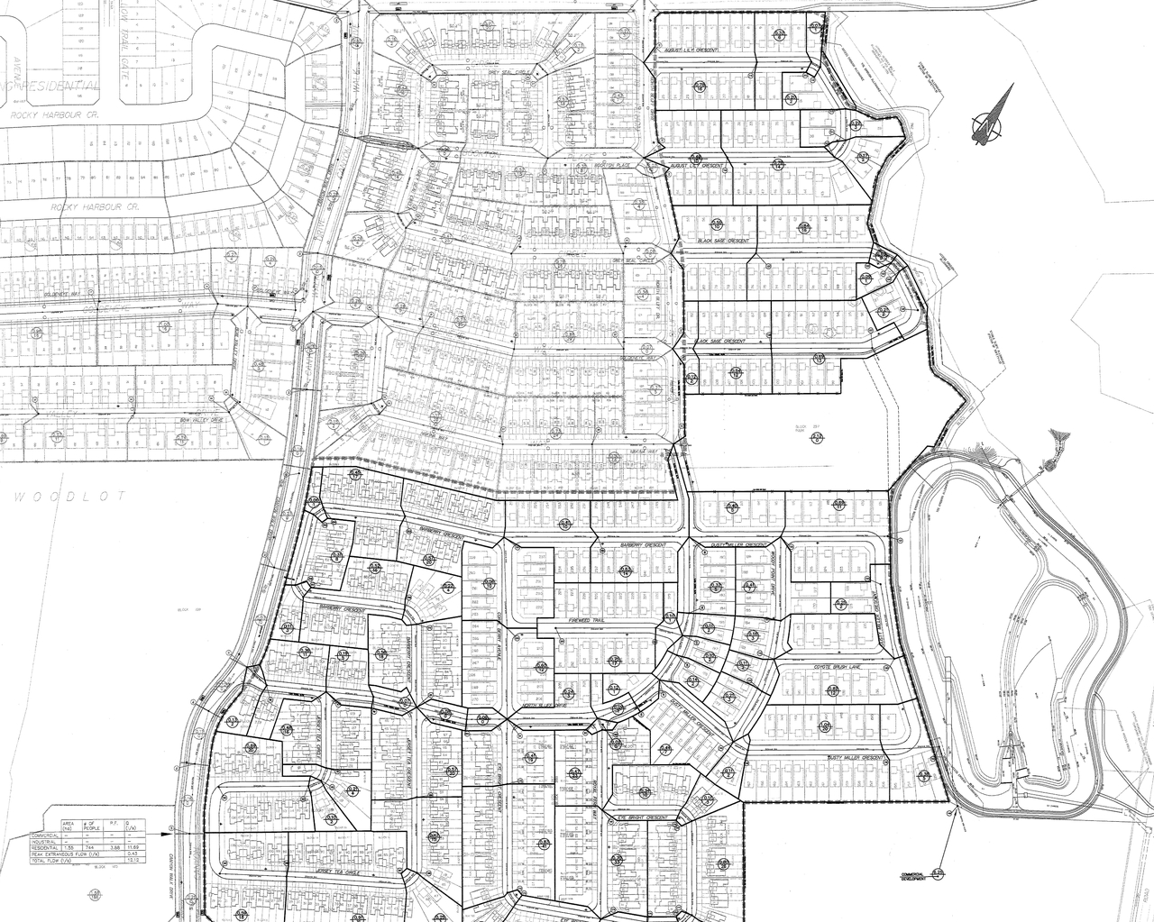 Construction site plan for project from page 80 of the file '2023-07-25 - Design Brief - D07-12-22-0169'