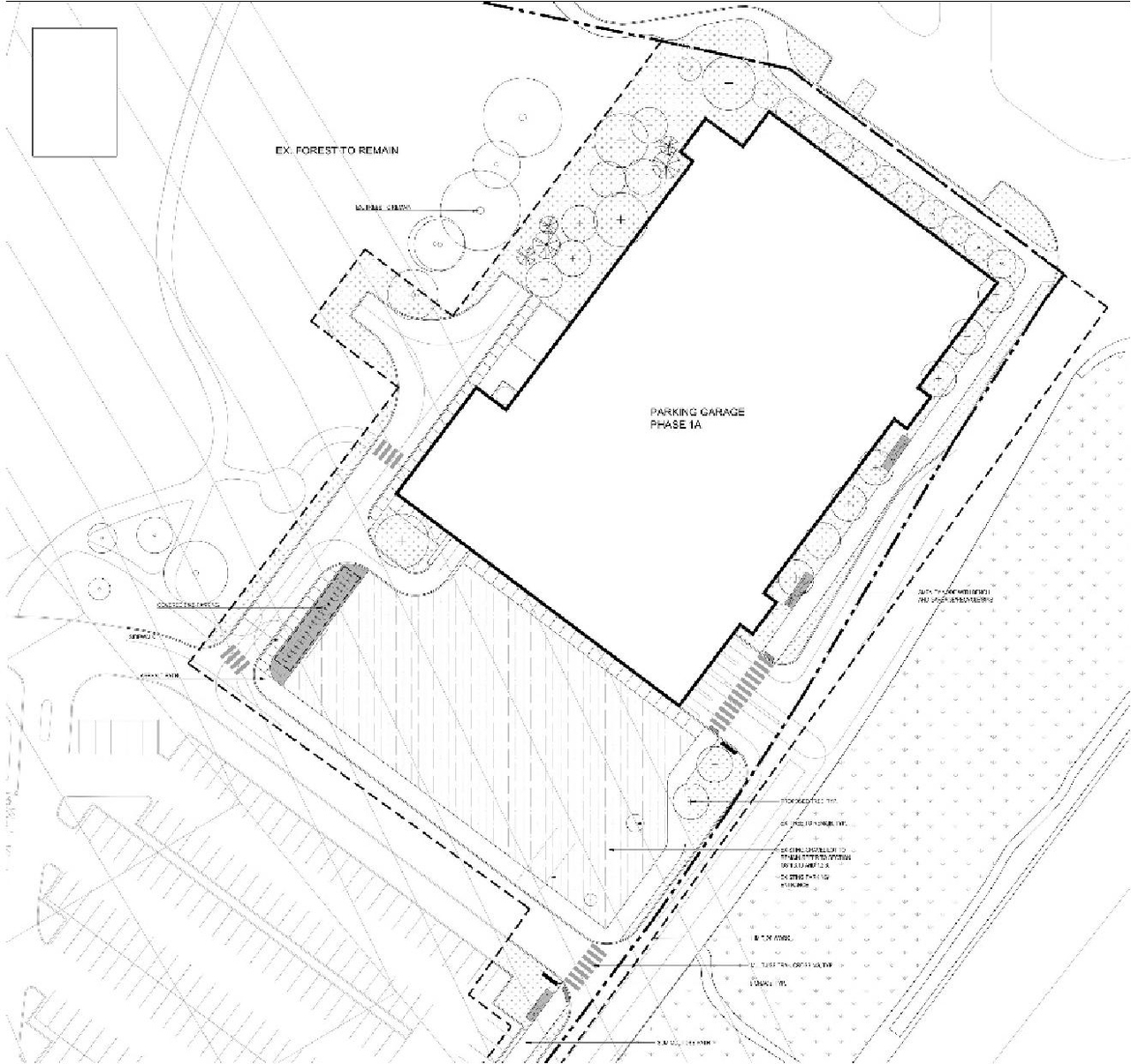 Construction site plan for project from page 14 of the file '2022-12-16 - Design Brief - D07-12-22-0170'
