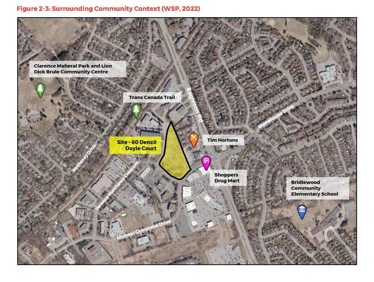 Construction site plan for project from page 12 of the file '2022-12-19 - Planning Rationale and Design Brief - D07-12-22-0174'