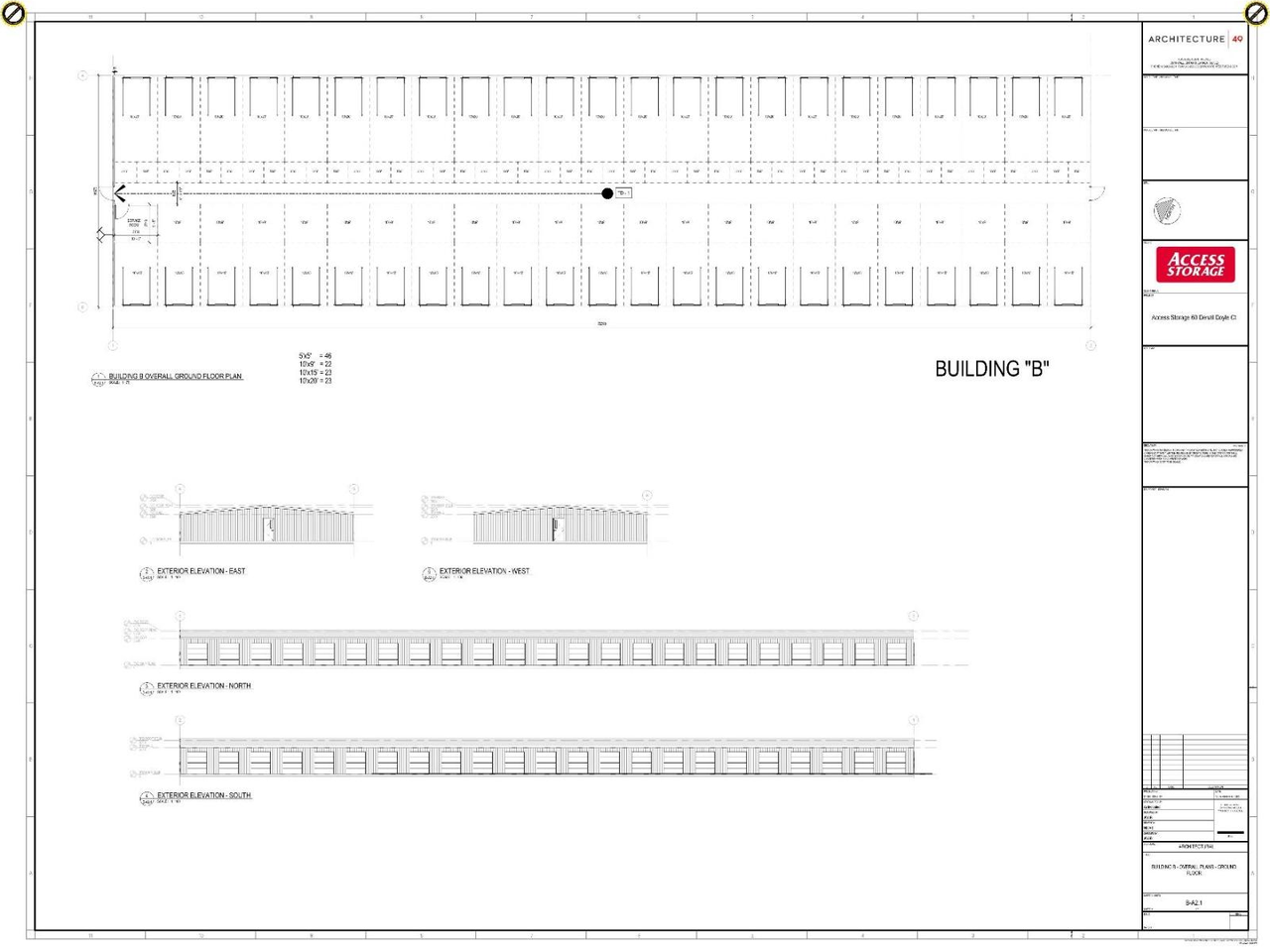 Construction site plan for project from page 23 of the file '2022-12-19 - Planning Rationale and Design Brief - D07-12-22-0174'