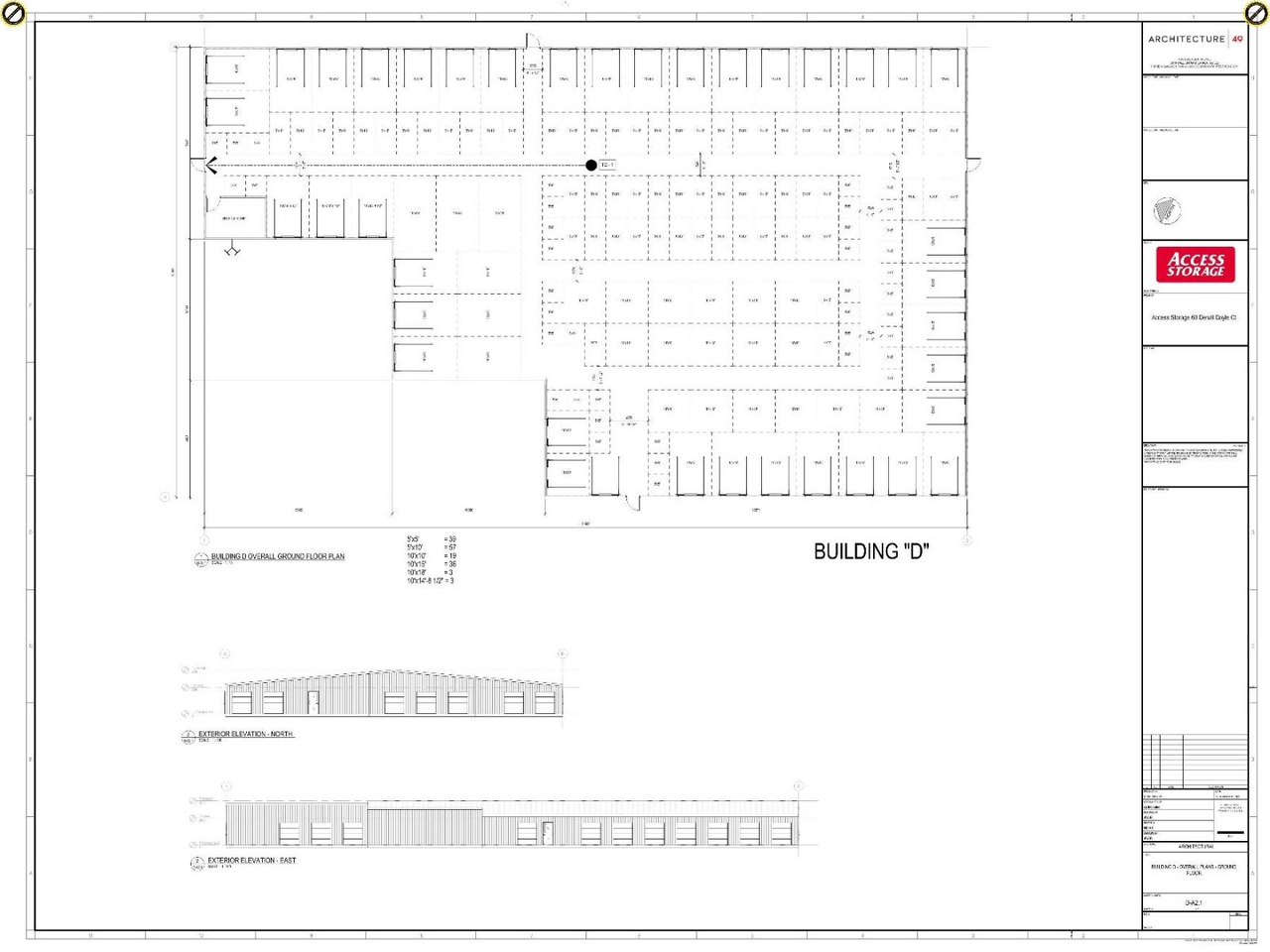 Construction site plan for project from page 25 of the file '2022-12-19 - Planning Rationale and Design Brief - D07-12-22-0174'