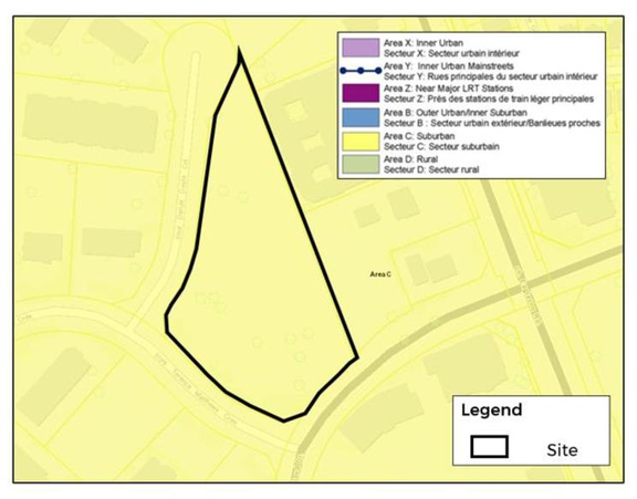 Construction site plan for project from page 44 of the file '2022-12-19 - Planning Rationale and Design Brief - D07-12-22-0174'